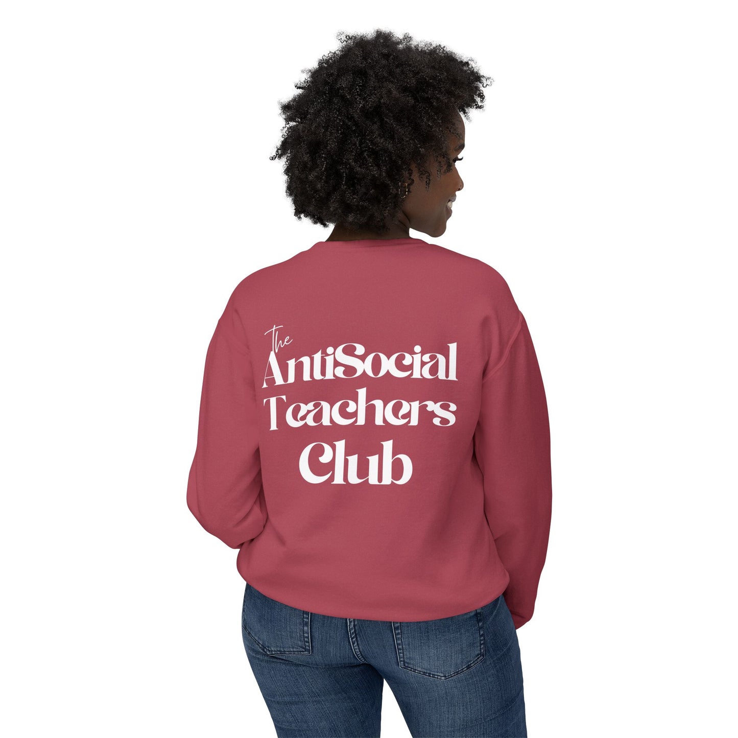 AntiSocial Teachers Club Crewneck Sweatshirt