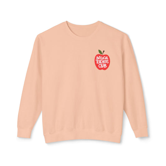 AntiSocial Teachers Club Crewneck Sweatshirt