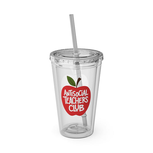 Antisocial Teachers Club Tumbler